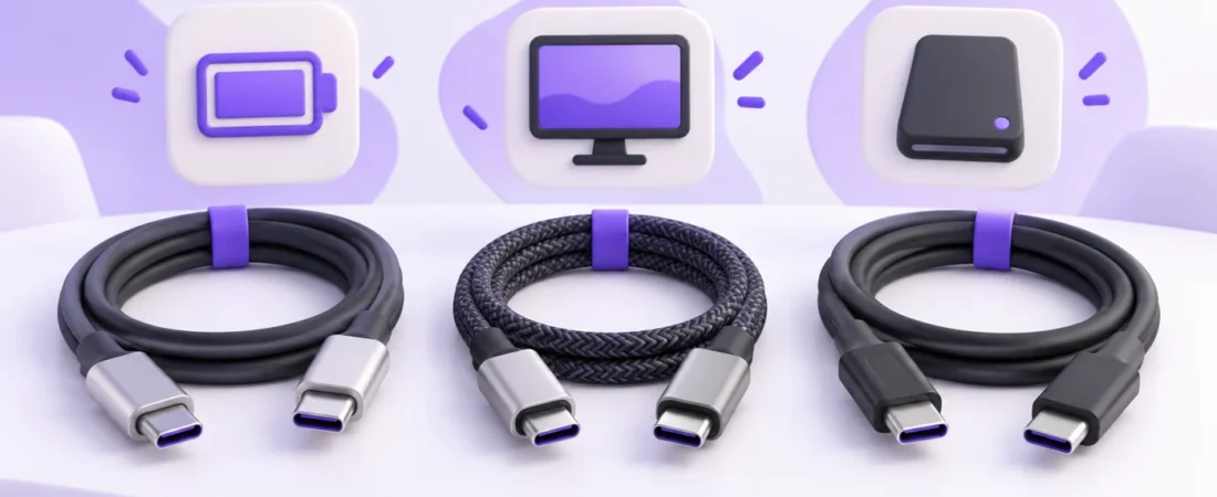 Which USB-C Cable Do You Need for a Monitor, SSD, or Charging?